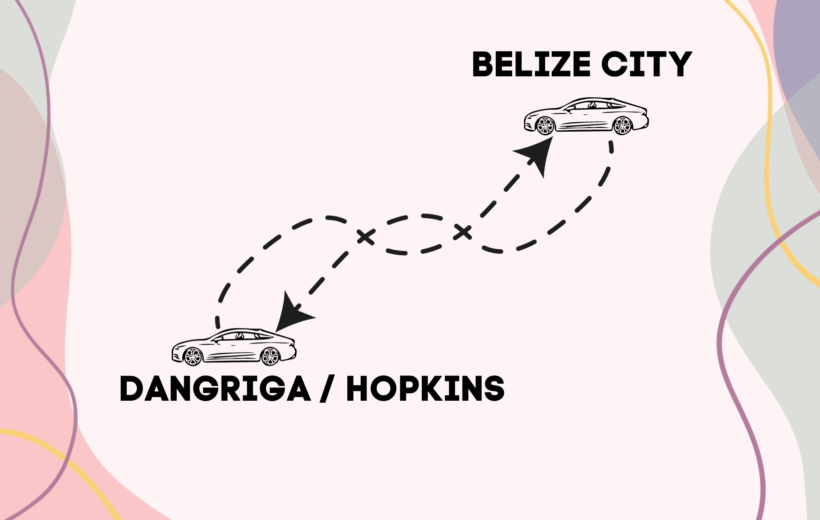 Belize City to Dangriga / Hopkins- Private Transfer Service - Flat Rate of 165$ Required for 1 to 2 Guests and additional 35$ for each extra Guest.
